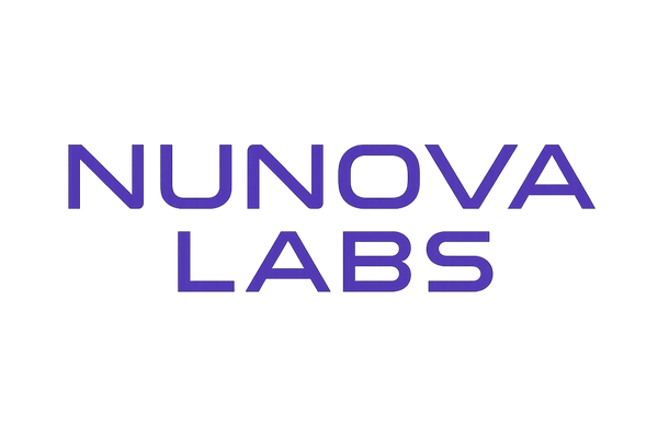 make it say "NUNOVA LABS" make it purple and get rid of the picture ontop